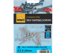 Build and Fix 10 x Self Tapping Pan Pozi Screws 5 x 25 mm