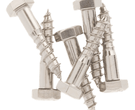 Build and Fix 6 x Coach Screws 8 x 40 mm