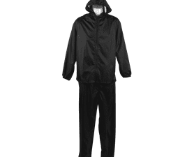 Beck Rubberised Contract Rainsuit Black Extra L