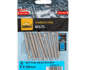 Build and Fix 10 x Button Head Screws 6 x 50 mm