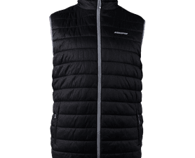 Hi-Tec Interceptor Mens Sleeveless Puffer Jacket Black and Grey XL