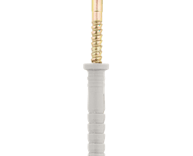 Safe Top 100 x Nylon Nail In Anchors 4 x 45 mm