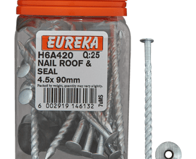 Eureka 25 x Roof and Seal Nails 4.5 x 90 mm