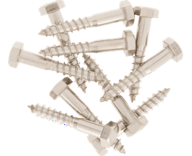 Build and Fix 10 x Coach Screws 8 x 50 mm