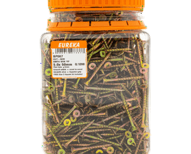 Eureka 5 x 50 mm Cut Screw Smooth Shank 1200 Pack