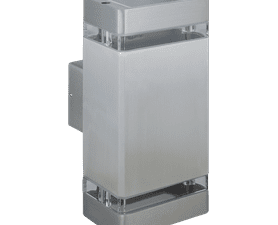 Design House Rectangular Washer Wall Light - Chrome