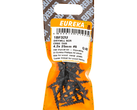 Eureka 40 x Coarse Thread Drywall Screws 4.2 x 25 mm