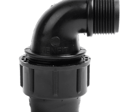 Marley Pipes 519.25D Male Threaded Elbow - Black/Blue (25mm)