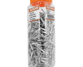 Eureka 300 x Aluminium Open Blind Rivets 4.8 x 18 mm