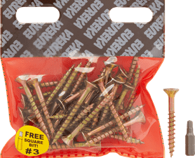 Eureka 1FG60U 6 x 50 mm Cut Screw Smooth Shank 30 Pack