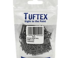 Tuftex Round Wire Nails White 32 x 2 mm