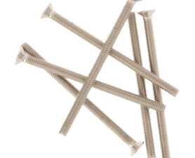 Build and Fix 6 x Countersunk Head Machine Screws 4 x 60 mm