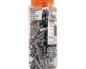 Eureka 6 x 40 mm Nail In Nylon Csk Q150