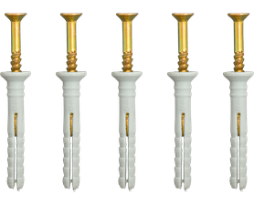 Eureka 5 x 6T50 Nail In Nylon Countersunk 6 x 40 mm
