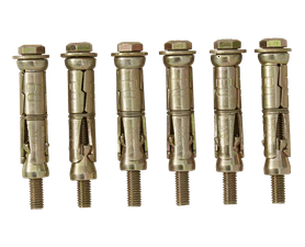 Eureka 5 x 50 mm Expansion Bolt 6 Pack