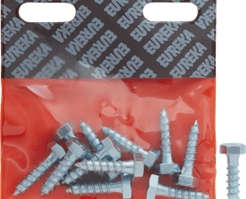 Eureka 1CC10U 8 x 30 mm Coach Screw Galvanised 12 Pack