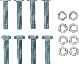 Eureka 6 x 30 mm Hex Screw and Nut Set 8 Pack