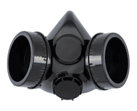 Pioneer RS002 Double Respirator Face Mask Black