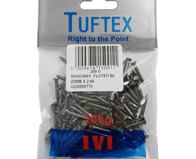 Tuftex Masonry Nails White 20 x 2.8 mm