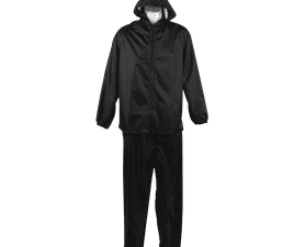 Beck Rubberised Contract Rainsuit Black M