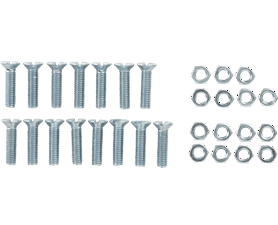 Eureka 5 x 20 mm Machine Screw and Nut Countersunk 12 Pack