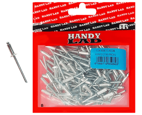 Rutherford 100 x Countersunk Aluminium Rivets 12 x 4 mm