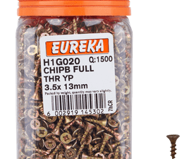 Eureka H1G020 3.5 x 13 mm Chipboard Screw Full 1500 Pack