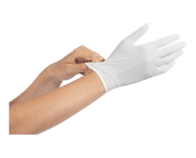 Medspot Health Powder Free Latex Gloves White Small
