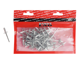 Rutherford 50 x Large Flange Aluminium Rivets 12 x 4.8 mm