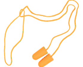 Robust Disposable Corded Ear Plugs