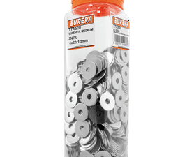 Eureka 600 x Medium Zinc Plated Washers 6 x 22 x 1.5 mm