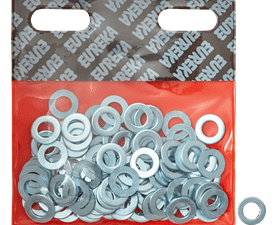 Eureka 100 x Flat Washers 8 mm
