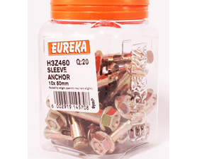 Eureka 10 x 50 mm Sleeve Anchor 20 Pack