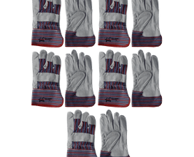 Pioneer G005 Candy Stripe Leather Glove Grey 5 Pack