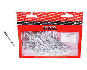 Rutherford 100 x Countersunk Aluminium Rivets 10 x 4.8 mm