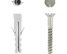 Eureka 3L10 4 x 30 mm Wall Plug And Screw 6 Pack