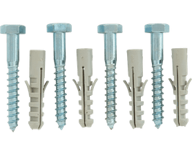 Eureka 3K90 10 x 75 mm Coach Screw And Plug 4 Pack