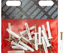 Eureka 6Q30 6 x 35 mm Nail In Rimmed White 20 Pack