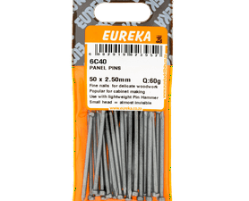 Eureka Panel Pins 50 x 2.5 mm