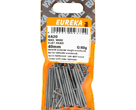 Eureka Flat Head Wire Nails 40 mm