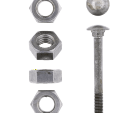 Eureka 100 x Cup Square Bolt and Nut 10 x 10 x 90 mm