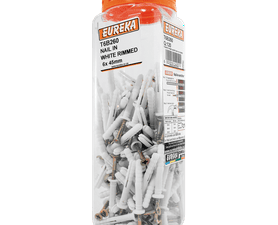Eureka 6 x 45 mm Nail In White Rimmed Q120
