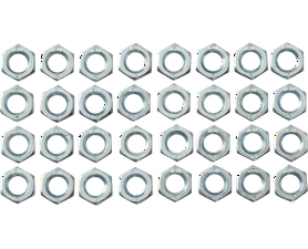 Eureka 5 mm Galvanised Hex Nuts 30 Pack
