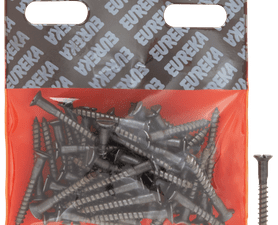 Eureka 1BK60U 5 x 40 mm W/Screw Countersunk Steel 50 Pack