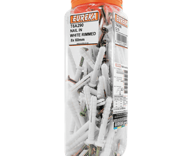 Eureka 8 x 60 mm Nail In White Rimmed Q70