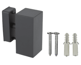 Design House LED Single Square Wall Washer Wall Washer Grey