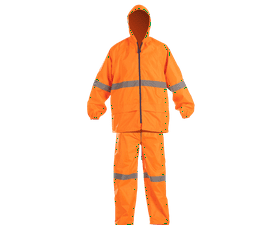Rainsuit Reflective Tape Rubberised Orange XL