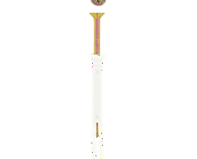 Eureka 200 x Nail-In Rimmed Plug White 8 x 80 x 8 mm