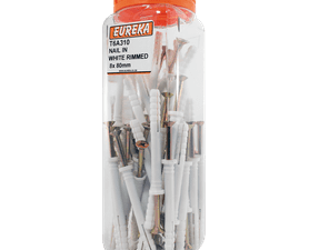 Eureka 8 x 80 mm Nail In White Rimmed Q50