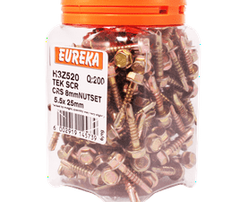 Eureka H3Z520 5.5 x 25 mm Tek Screw 200 Pack